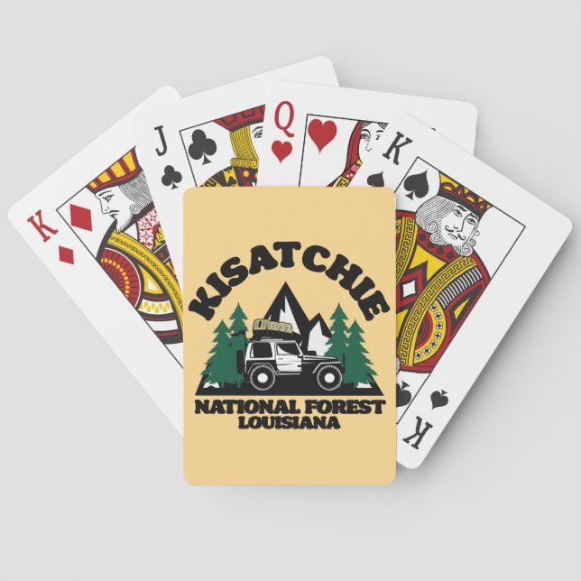 Kisatchie National Forest Louisiana Playing Cards (Back)