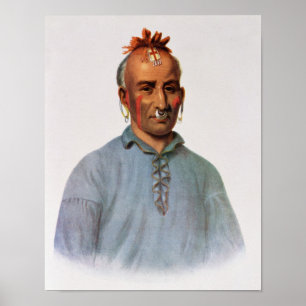 Kish-Kal-Wa, a Shawnee Chief Poster