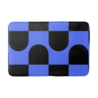 Kismet city blue bath mat