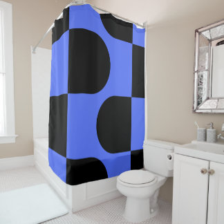 Kismet City Blue Shower Curtain
