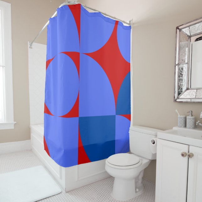 Kismet Flash Shower Curtain (In Situ)
