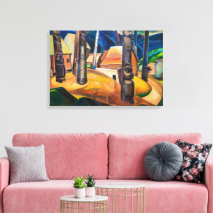 Kispiax Village Emily Carr Canvas Print