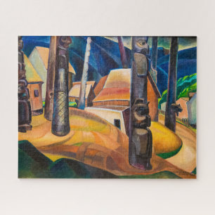 Kispiax Village   Emily Carr   Jigsaw Puzzle