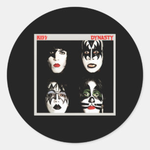 Kiss 1979 Dynasty Classic Round Sticker