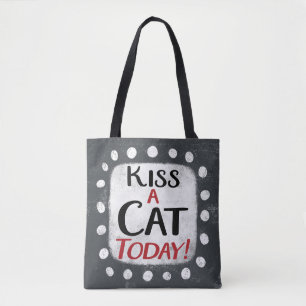 Kiss A Cat Today Tote Bag