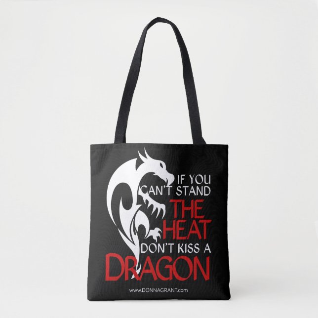 Kiss a Dragon tote Bag (Front)