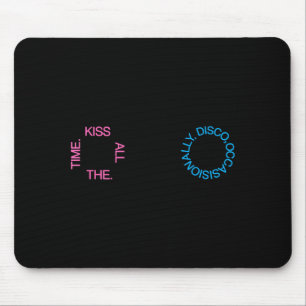 Kiss All Time Disco Occasionally Design Mouse Mat