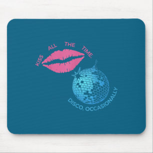 Kiss All Time Disco Occasionally Design Mouse Mat