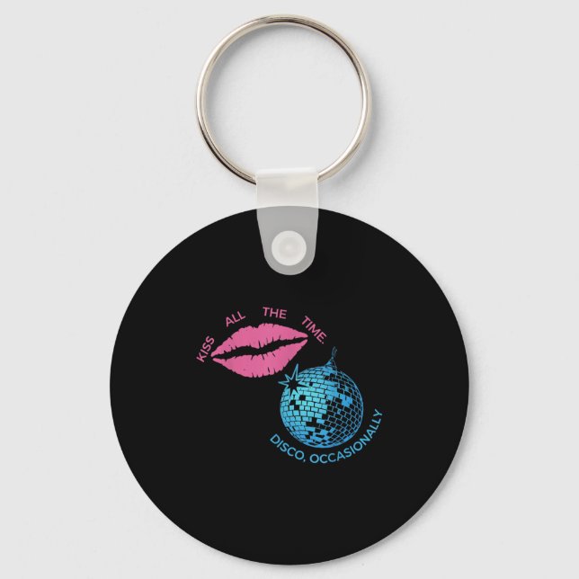 Kiss All Time Disco Occasionally Key Ring (Front)