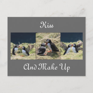 Kiss and Make Up Postcard