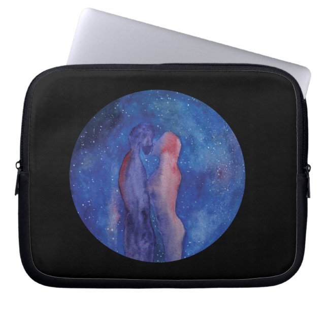 Kiss Artwork Neoprene Laptop Sleeve 10" (Front)