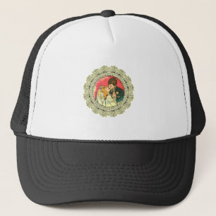 kiss at the wedding trucker hat