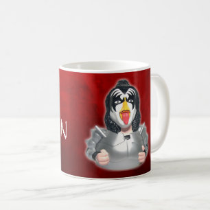 Kiss Band Rubber Duck -CelebriDucks Gene Simmons Coffee Mug