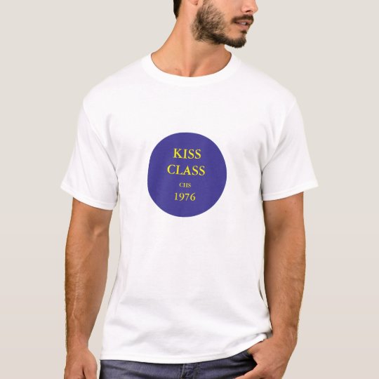 Kiss Class CHS 1976. Cadillac colours. Large logo. T-Shirt