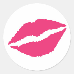 Kiss! Classic Round Sticker