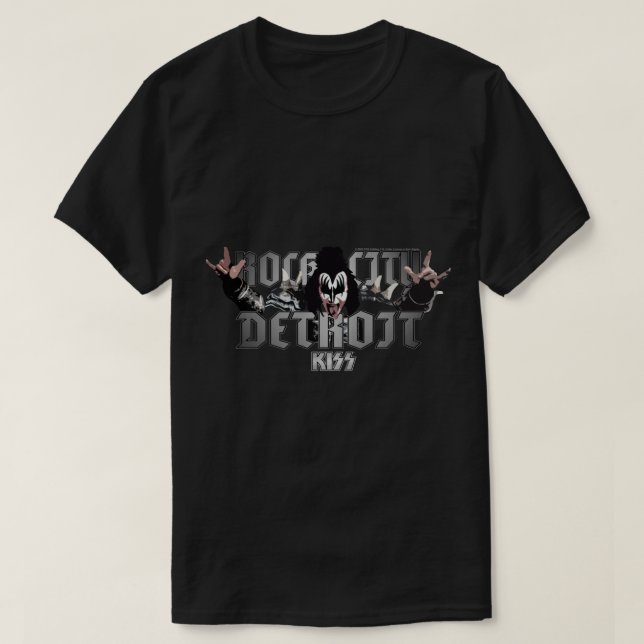 KISS Detroit Rock City Legendary Rock Band The Dem T-Shirt (Design Front)