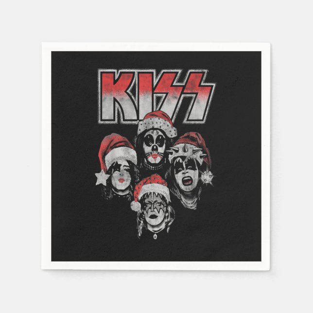 KISS - Detroit Rock Santa Napkin (Front)