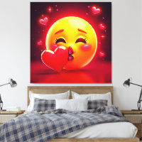 Kiss Emoji: Love and Hearts Art