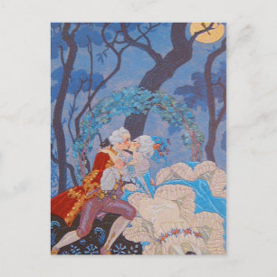 Kiss Fahion Plate Queen Marie Antoinette ~Postcard Postcard