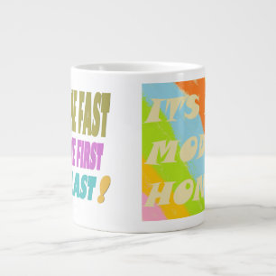 Kiss fast and faster fashion what a combination large coffee mug