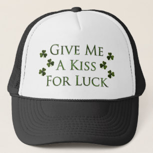 Kiss For Luck Trucker Hat