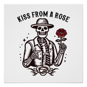 Kiss From A Rose Poster