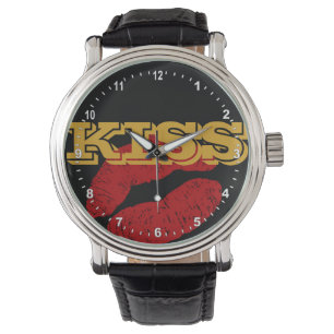 KISS Gold retro Watch / Fun Party classic