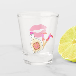 Kiss Goodbye Shot Glass