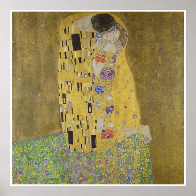 Kiss Gustav Klimt Poster (Front)