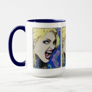 ‘Kiss Hard’ Painting on a Mug