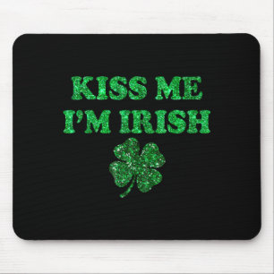Kiss irish funny men women kids st patricks dayKis Mouse Mat