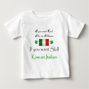Kiss IRISH -vs- ITALIAN Baby T-Shirt