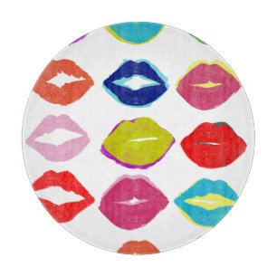 Kiss Kiss Cutting Board