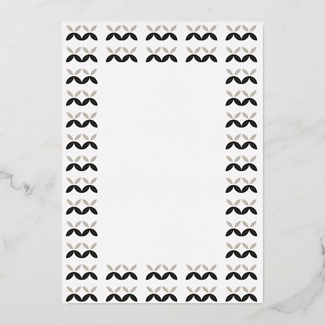 Kiss Kiss xx Foil Invitation (Front)