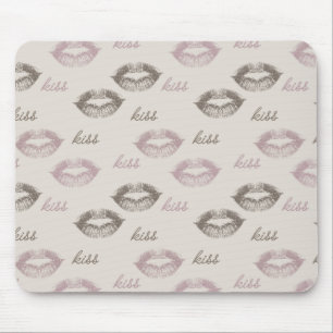 Kiss Lips Mouse Mat