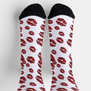 Kiss Lips Socks