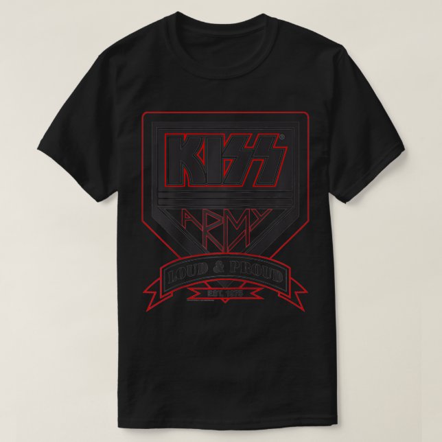 KISS  Loud & Proud  T-Shirt (Design Front)