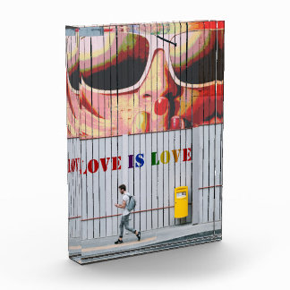 Kiss-Love Is Love Gay/Lesbian Photo Block