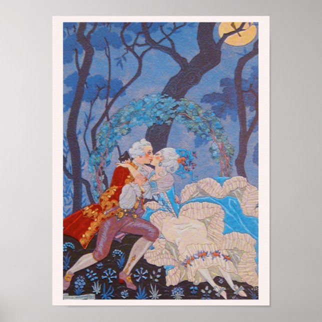 Kiss Marie Fashion Plate ~ Poster 16x12 (Front)