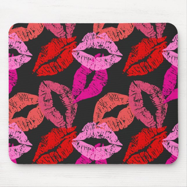 Kiss Mark Mouse Mat (Front)