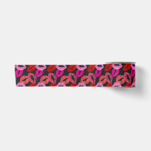 Kiss Mark Satin Ribbon