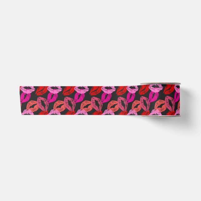 Kiss Mark Satin Ribbon (Front)
