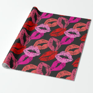 Kiss Mark Wrapping Paper