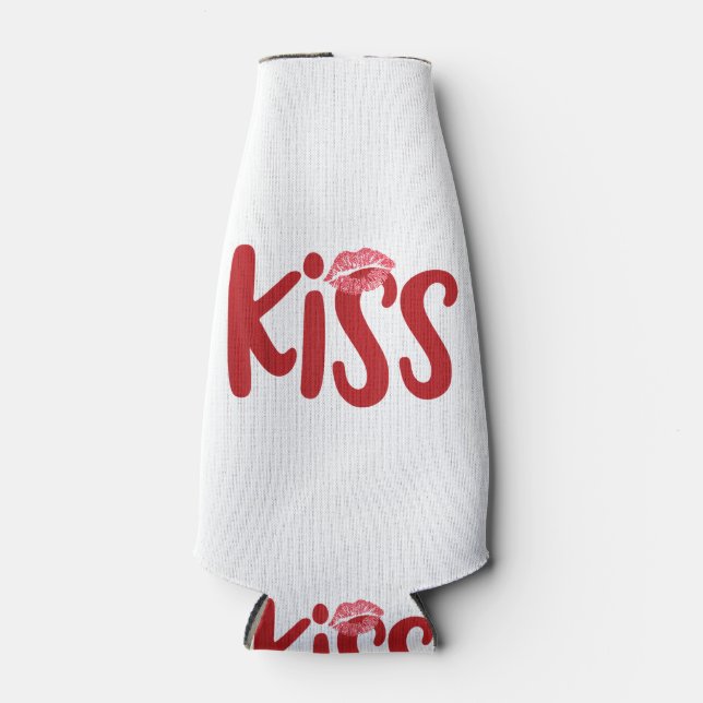 Kiss Marry Kill Girls Group Trio KISS Costume Red  Bottle Cooler (Front)