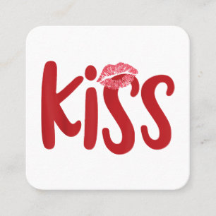 Kiss Marry Kill Girls Group Trio KISS Costume Red  Square Business Card