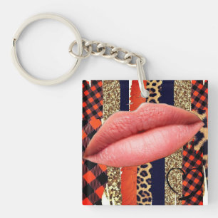 Kiss Me a Lot Key Ring