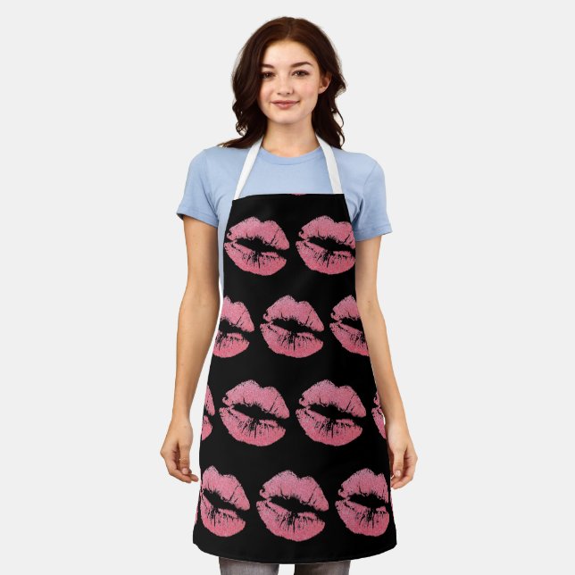 KISS ME ALL OVER KITCHEN APRON (Worn)