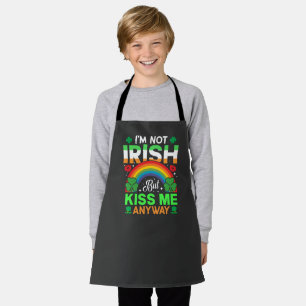 kiss me anyway irish humour design-63942 apron