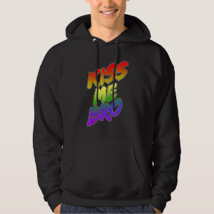 Kiss Me Bro Pride Rainbow Pride Lgbt Hoodie