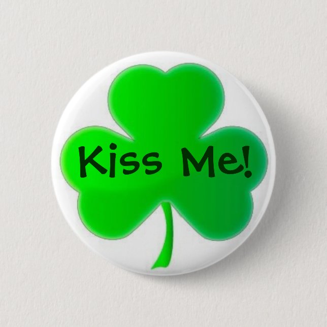 Kiss Me! Button (Front)